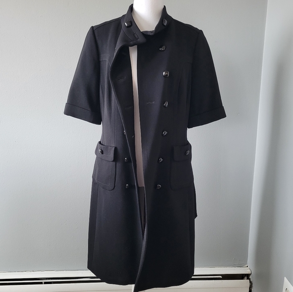 EUC Banana Republic Short Sleeve Wool Blend Coat - Picture 2 of 7